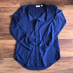 Navy blue blouse